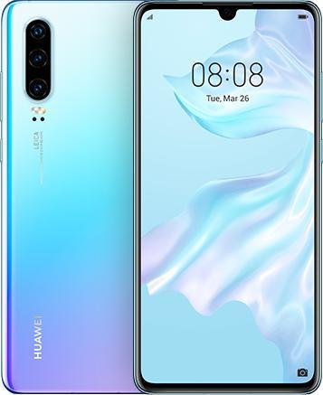 Image du produit Huawei P30 (128 Go, Breathing Crystal, 6.10", Double SIM hybride, 40 Mpx, 4G)