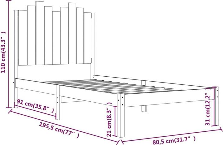 Produktbild VidaXL Carlita (100 x 220 cm)