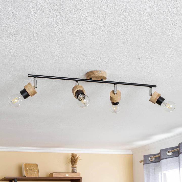 Produktbild Envostar Merlo Deckenlampe Eiche geölt, 4-flammig (E27)