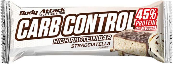 Produktbild Body Attack Carb Control (100g) (Stracciatella, 1 Stk., 100 g)