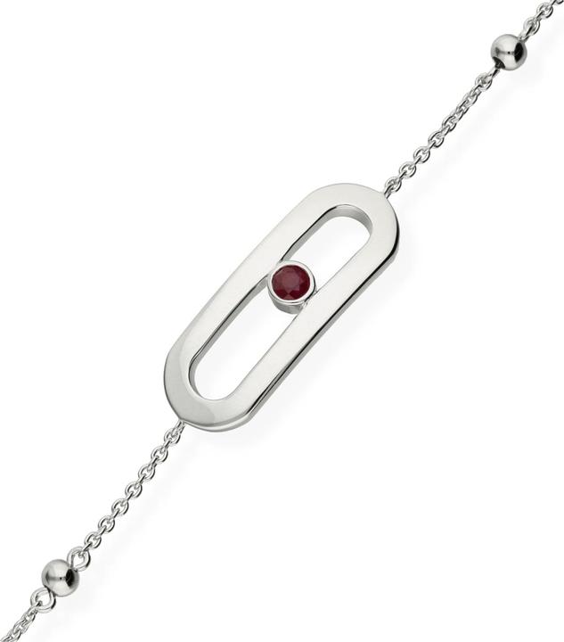 Carat Birthstone (25 cm, Silber 925)