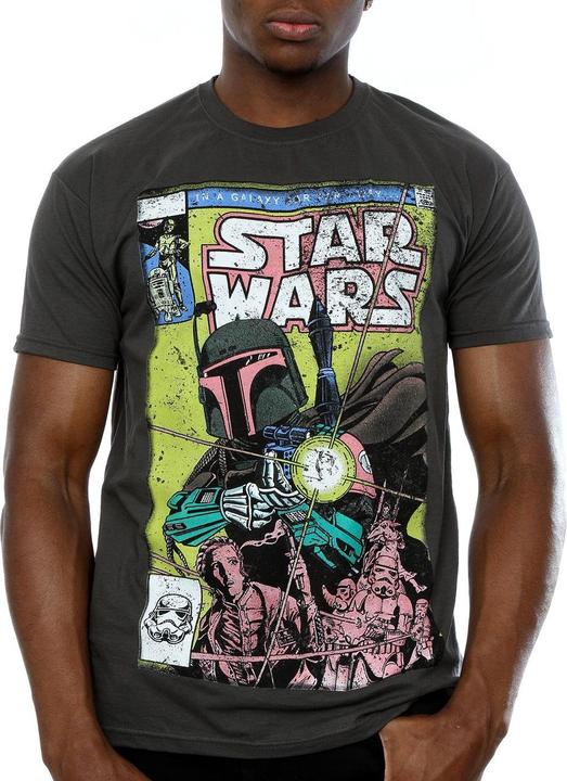 Immagine prodotto Star Wars Boba Fett Comic Maglietta Uomo (XXL)