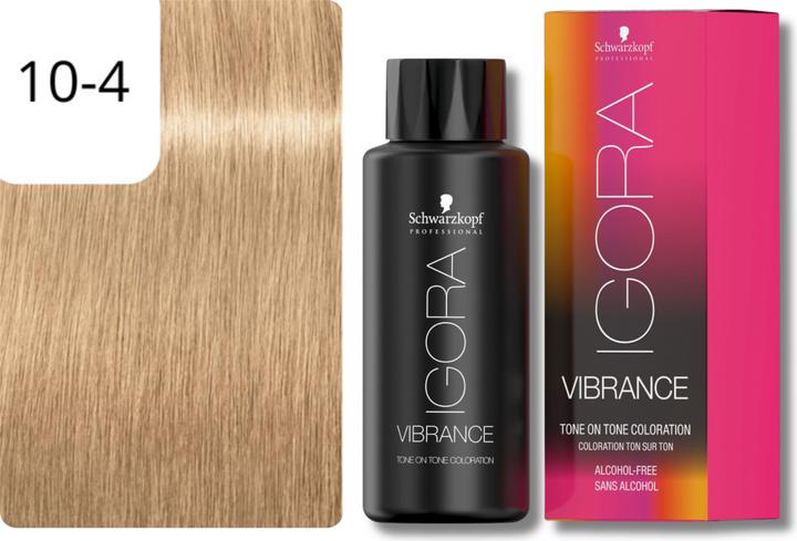 Image du produit Schwarzkopf Professional Coloration IGORA VIBRANCE Tone On Tone (10-4 Beige Doux)