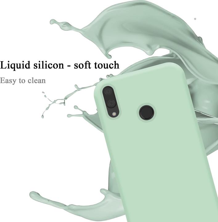 Actual product image Cadorabo TPU Liquid Silicone Case Cover (Huawei Y7 Prime (2019), Huawei Y7 (2019))