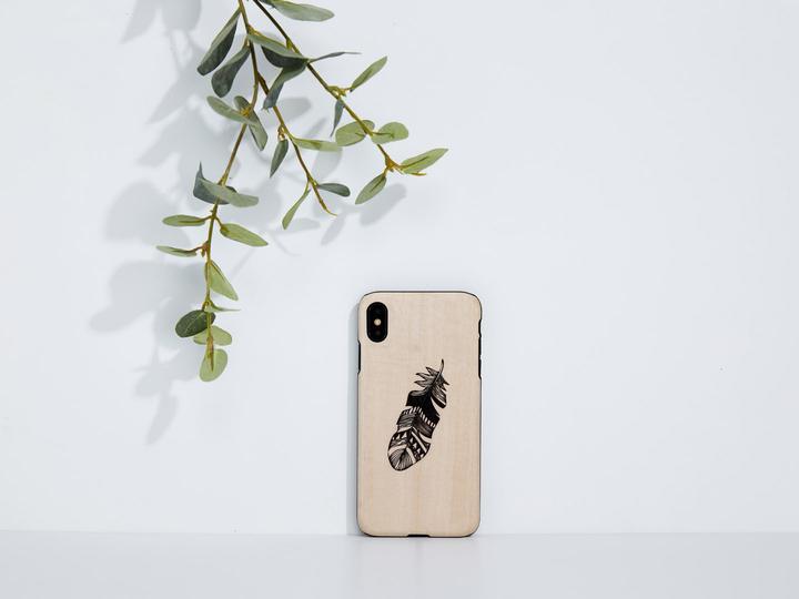 Produktbild Man&Wood SmartPhone case iPhone X/XS indian black (Apple iPhone XS, Apple iPhone X)
