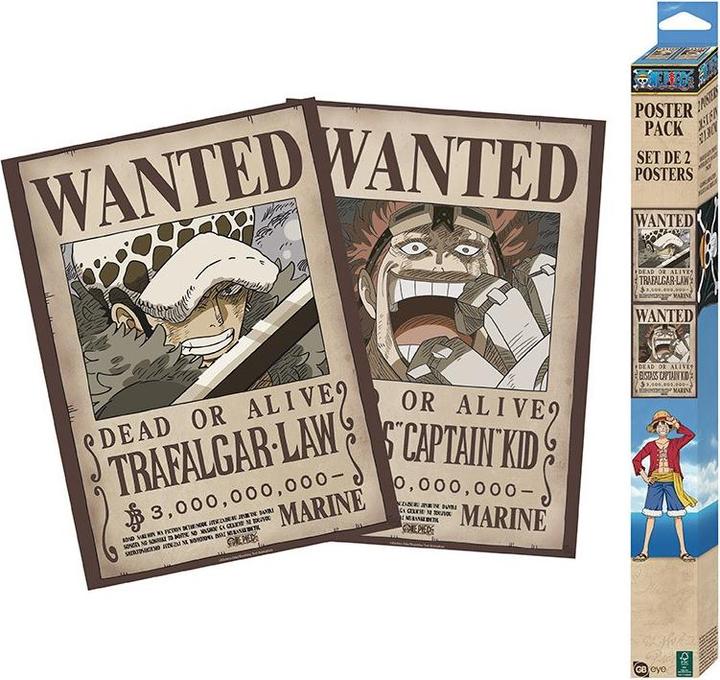 Image du produit ABYstyle One Piece - Wanted Law & Kid (52 x 38 cm)