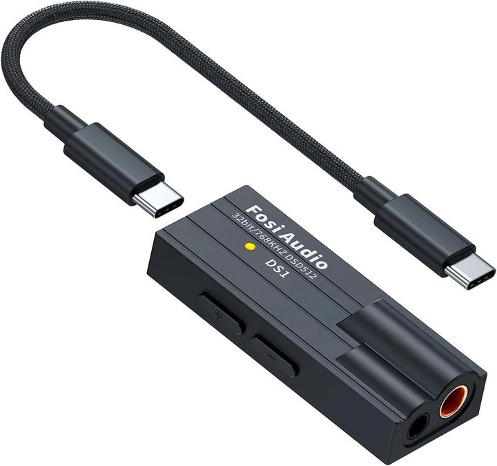 Fosi Audio DS1, 32-Bit/768 kHz DAC und Kopfhörerverstärker