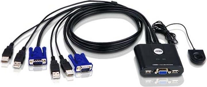 Produktbild Aten CS22U, 2-Port KVM Switch, USB, VGA