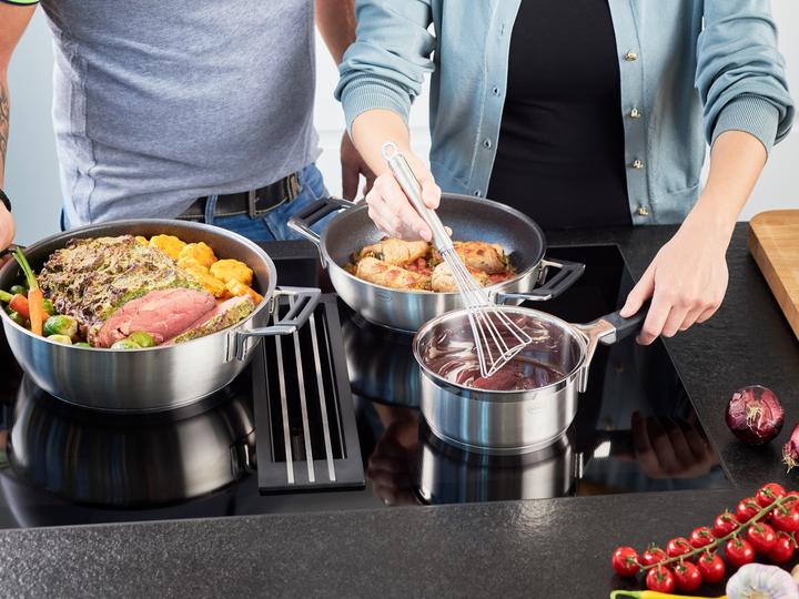 Actual product image Rösle Dampfgarer SILENCE PRO Stahlgrau (28 cm, Steam cooker, Stainless steel)