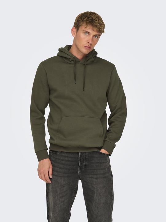 Immagine prodotto Only & Sons Felpa con cappuccio regular fit con cappuccio (M)