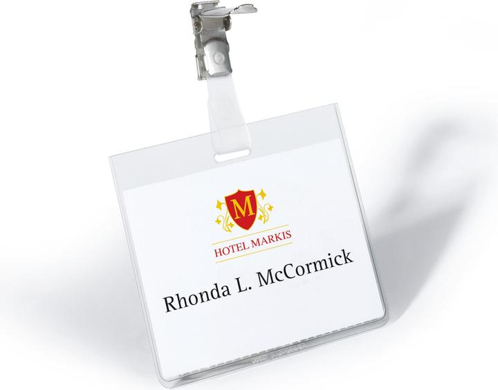 Image du produit Durable Pince pour porte-nom 90 x 60 mm
