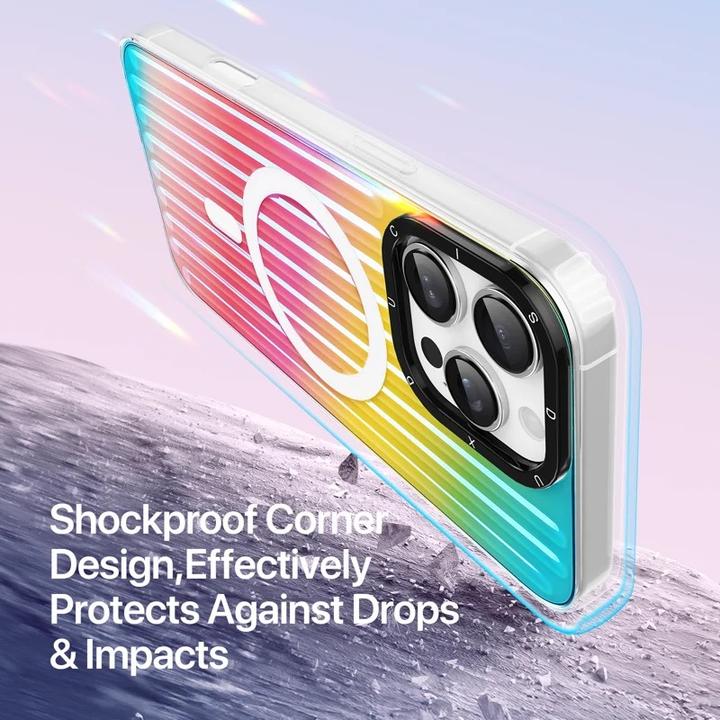 Immagine prodotto Apple iPhone 16 Pro - Zest Series Flip Case, Gradient Rainbow (Apple iPhone 16 Pro)