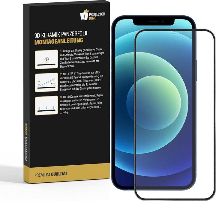 Produktbild Protectorking 3x Ceramic-Glass Full Cover HD Klar (3 Stück, Apple iPhone 11)