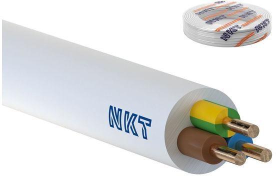 Actual product image TFK NKT 172171006C0100/100M Installationskabel YDY 5x10 gelb 450/750V, Verpackung 100m (100 m)