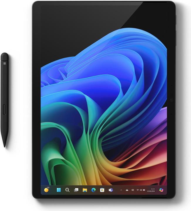 Immagine prodotto Microsoft Surface Pro – Copilot+ PC (mit Netzteil) – 11. Edition (13", Snapdragon X Elite X1E-80-100, 16 GB, 1000 GB, Senza layout di tastiera)
