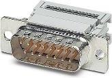 Produktbild Phoenix Contact D-SUB Stiftleiste 90 ° Polzahl: 15 Schneid-Klemm VS-15-ST-DSUB-FK 10 St.