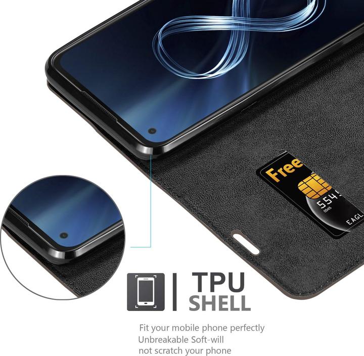 Immagine prodotto Cadorabo Libro Invis. Coperchio magnetico (Asus Zenfone 8)