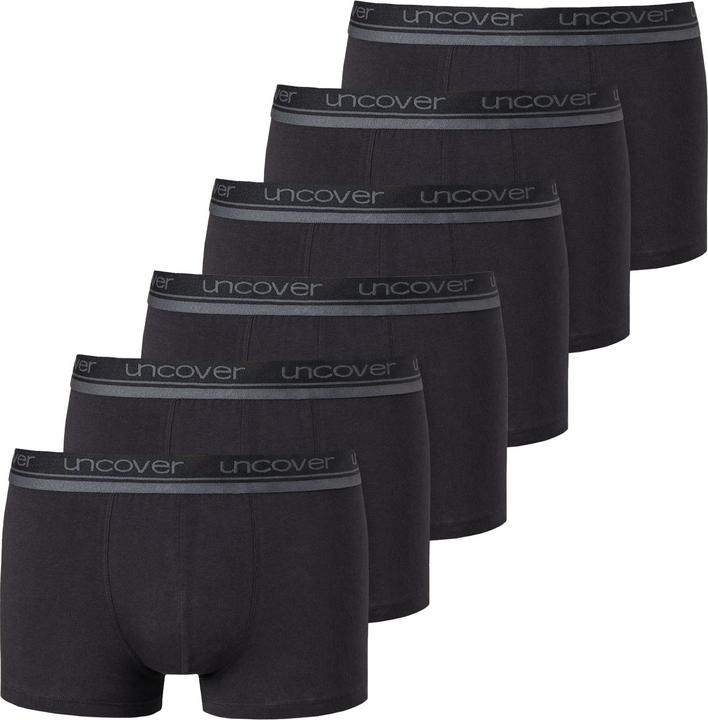 Uncover by Schiesser Boxershort Casual Figurbetont (L, 6er Pack)