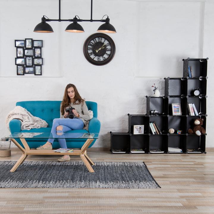 Immagine prodotto Relaxdays Scaffale a incastro con 15 scomparti