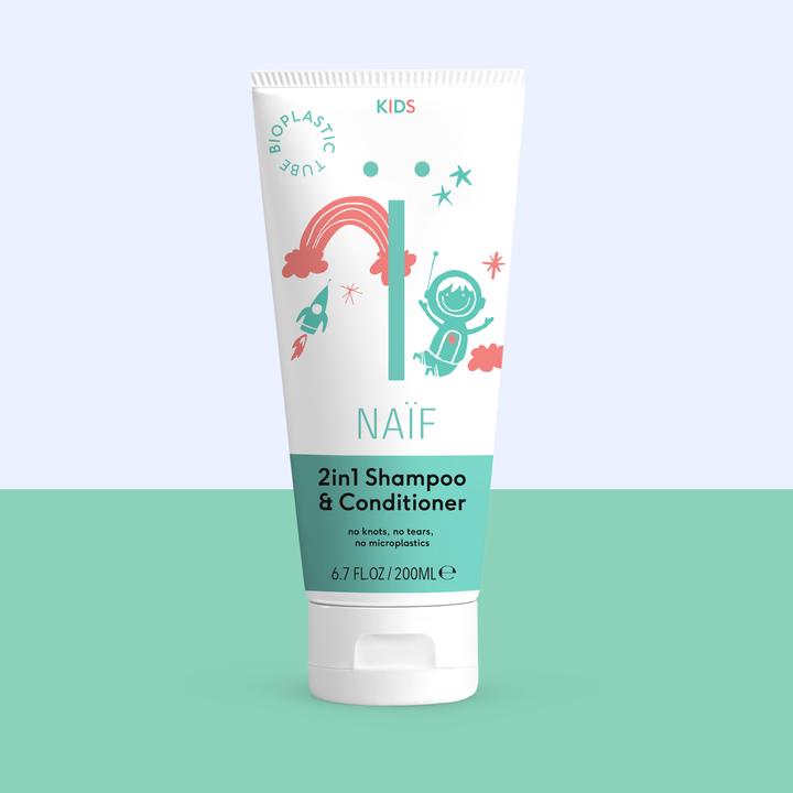 Actual product image Naïf 2 in1 Shampoo Kids (200 ml, Liquid shampoo)