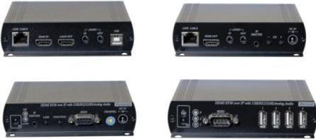 Dexlan Estensore KVM su IP, fino a 150 m, HDMI / USB, Set