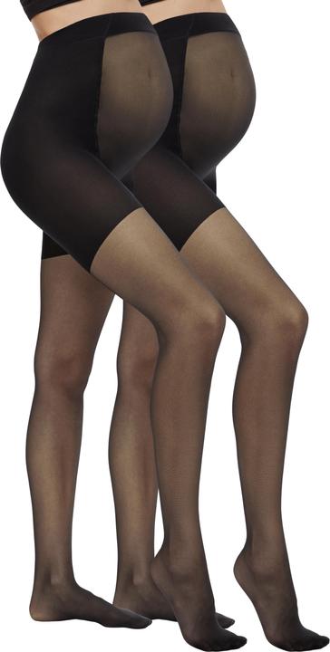 Produktbild Mamalicious 2er-Pack Umstands-Strumpfhose Kulturtasche (30 DEN, L/XL)