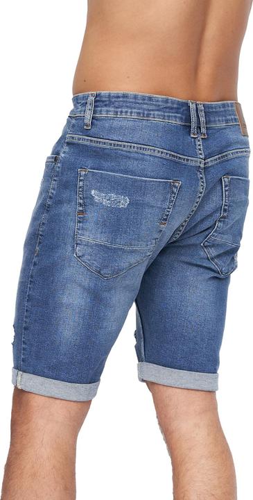 Actual product image Crosshatch Mens Riptrey Abraised Denim Shorts (Frequency band 38 (2600 MHz))
