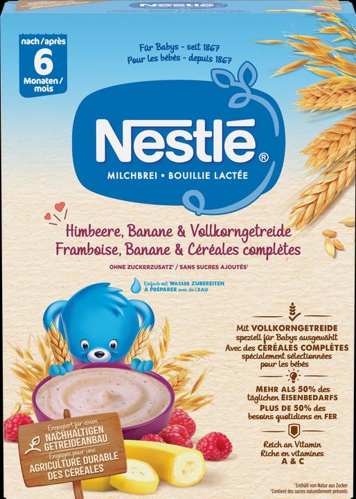 Immagine prodotto Nestlé Banana al lampone e cereali integrali (450 g)