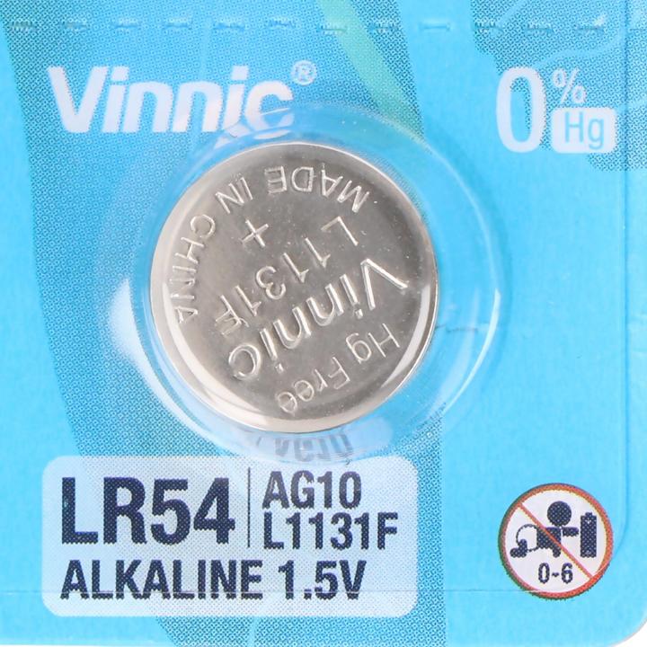 Produktbild Vinnic IEC LR54 (10 Stk., AG10, 83 mAh)