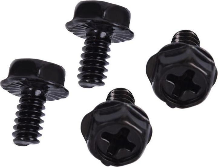Produktbild Aquatuning Schraube UNC 6-32 x 6 Kreuz f??r D-RAM Cooler X2 (4xSt??ck) - black nickel