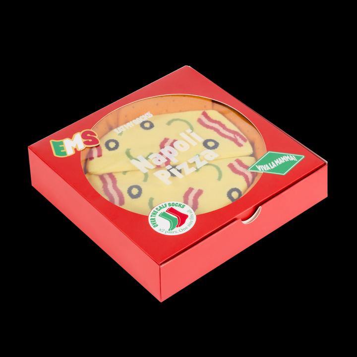 Eat My Socks Napoli Pizza Socken, full pizza (2er Pack, One Size)