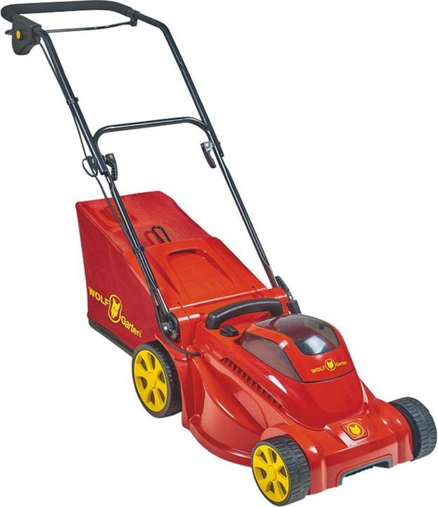 Wolf-Garten Akku-Rasenm?her LYCOS 40/340 MH (rot, Li-Ionen Akku 2,5Ah) (Akkubetrieb)