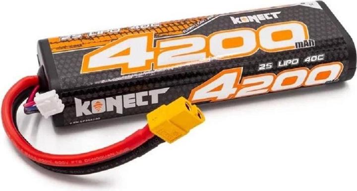 Image du produit Konect RC-Akku 4200 mAh 7.7 V 40C 2S1P 31 Wh, Round Case XT60 (7.70 V, 4200 mAh)