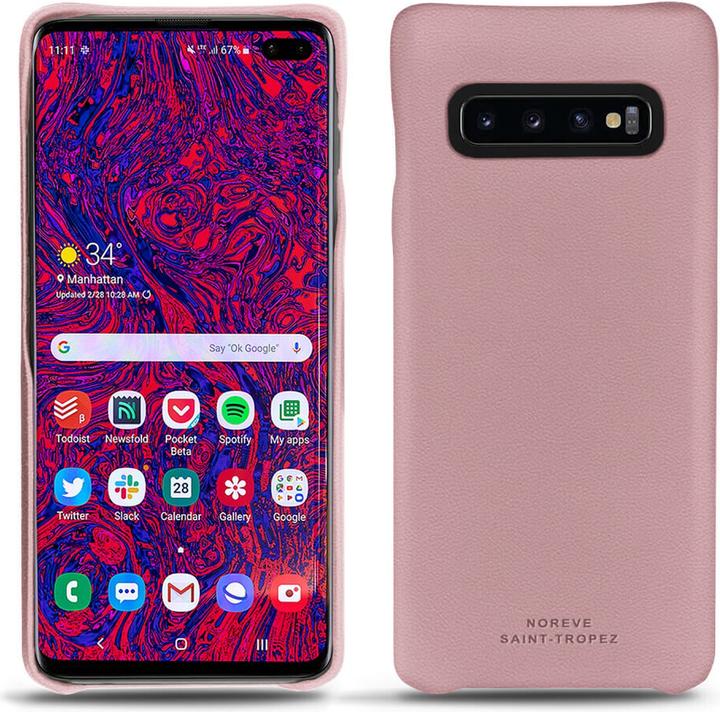 Actual product image Noreve Leather cover (Samsung Galaxy S10+)