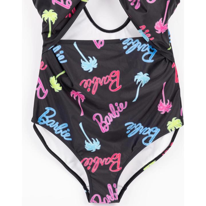 Image du produit Barbie Femmes/Ladies Palm Tree Logo One Piece Maillot de bain (L)