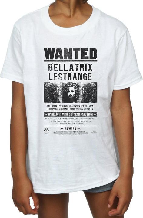 Immagine prodotto Maglietta Bellatrix Lestrange Minfesto Ricercato Ragazze (140, 146)