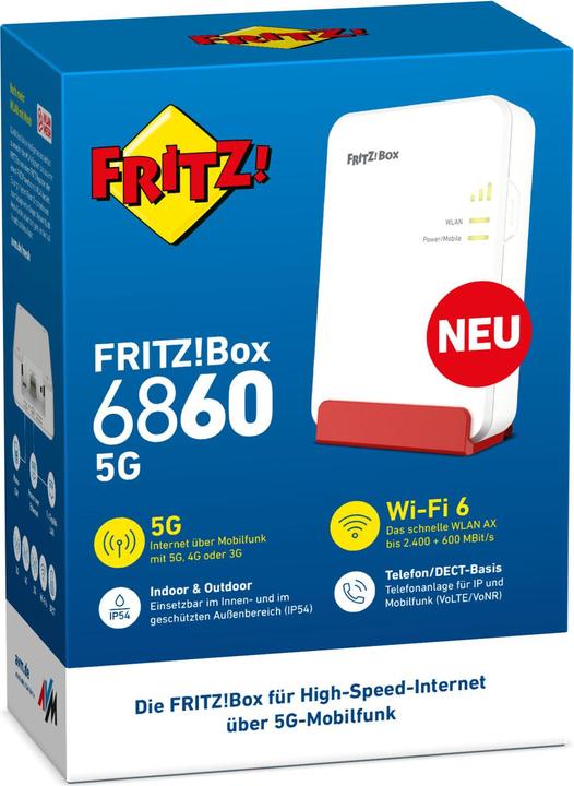 Immagine prodotto AVM FRITZ!Box 6860 5G
