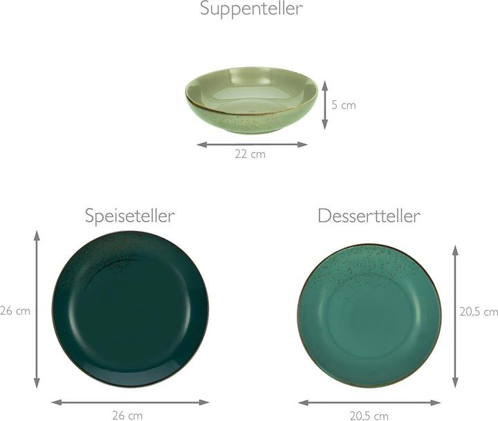 Produktbild CreaTable Nature Collection (4 Stück)