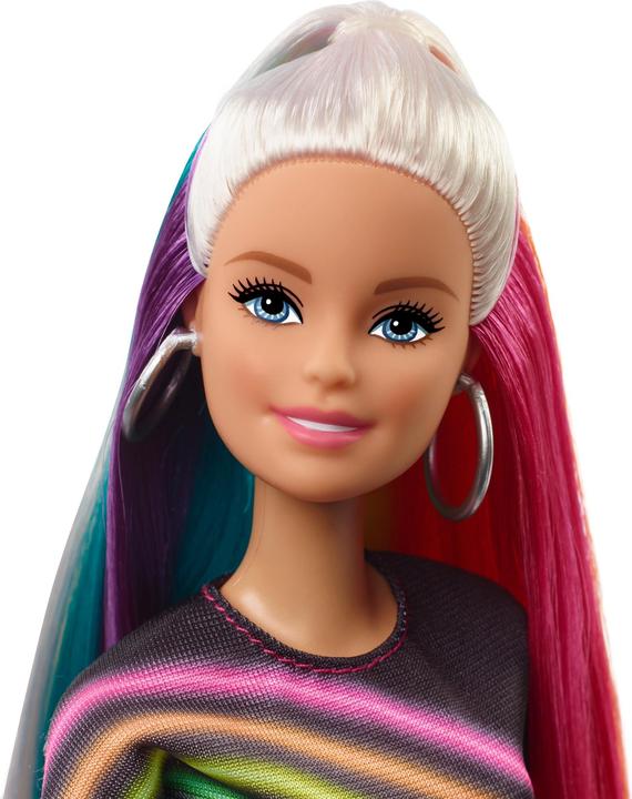 Produktbild Barbie Regenbogen-Glitzerhaar Puppe (blond)