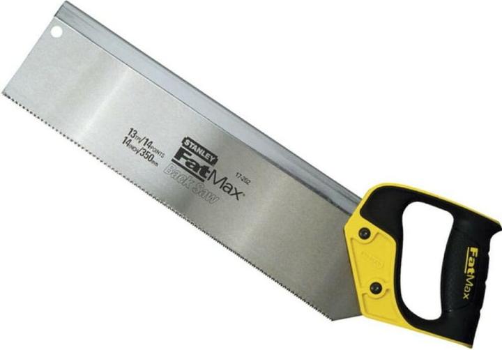 Productafbeelding Stanley FatMax rugzaag (350 mm lengte, 13 tanden/inch, versterkte rug, ABS kunststof, ergonomis