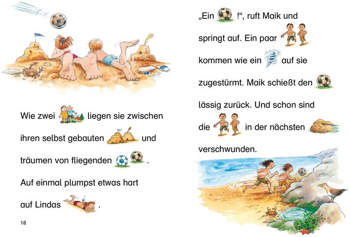 Produktbild Lesenlernen in 3 Schritten - Die schönsten Fussballgeschichten (Deutsch, Loewe Erstlesebücher, 2019)