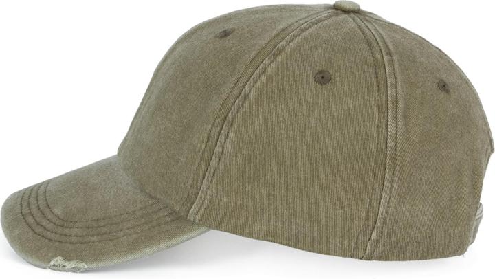 Produktbild K-up Vintage Baseballcap mit angeblichem Riss-Effekt (One Size)