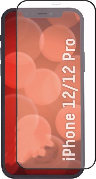 Actual product image Displex Real Glass, Full Cover Panzerglas (1 Piece, Apple iPhone 12, Realme 12 Pro+)