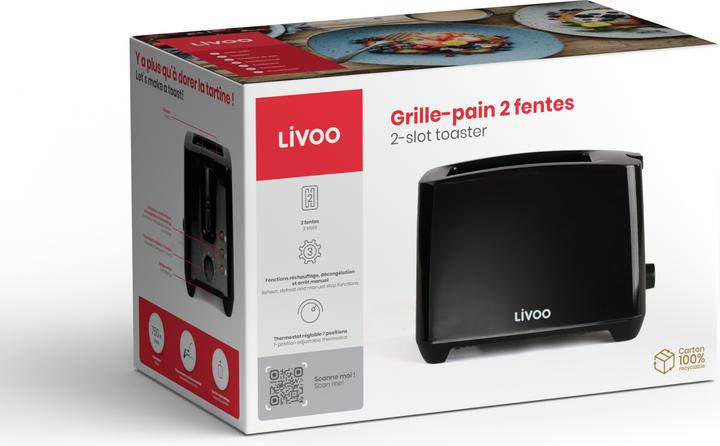 Actual product image Livoo Toaster (EU plug)