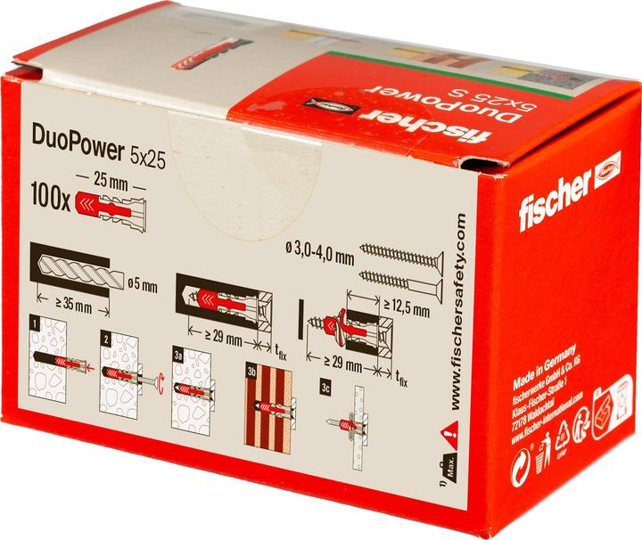 Actual product image Fischer Universal dowel (100 pcs.)