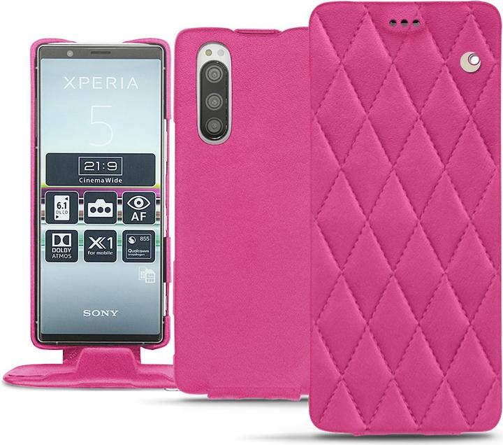 Actual product image Noreve Leather cover vertical (Sony Xperia 5)