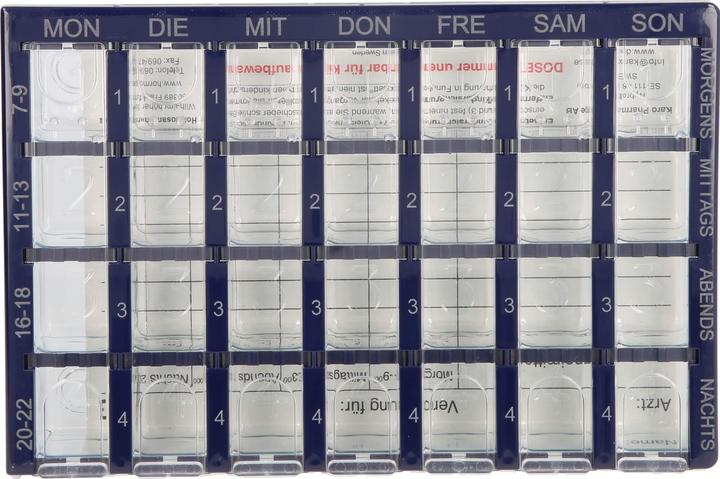 Produktbild Dosett S Arzneikassette mit Verordnungskarte blau, 1 St. Dosette