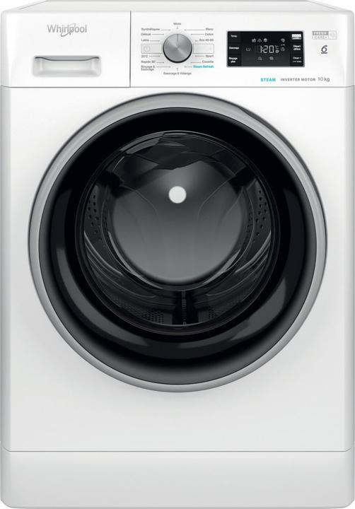 Image du produit Whirlpool Lave-linge posable - FFBR 10489 BSV FR (10 kg, Gauche)