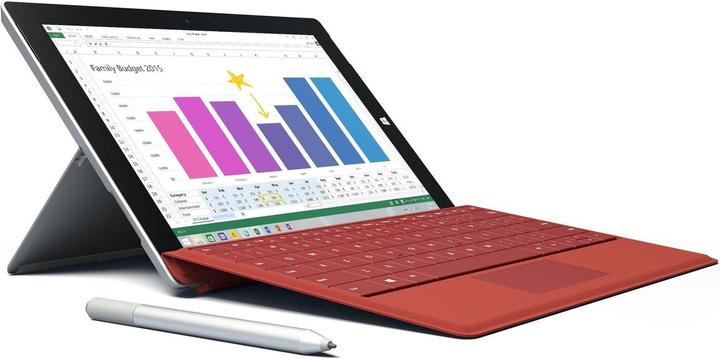 Image du produit Microsoft Surface 3, SSD 64Go (10.80", Intel Atom x7-Z8700, 2 Go, 64 Go)
