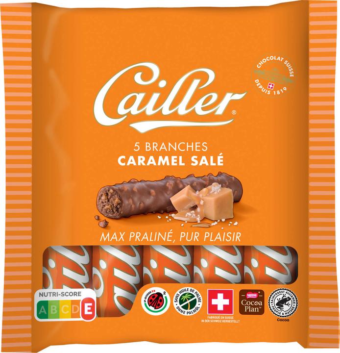 Cailler Branches Schokoladenriegel Karamell S 5 Stücke (115 g)